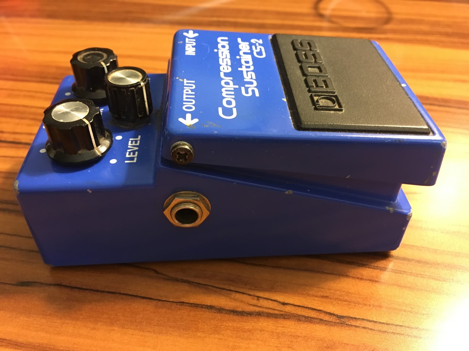 Rex and the Bass: BOSS CS-2 Compressor Sustainer Guitar Effect Pedal Review