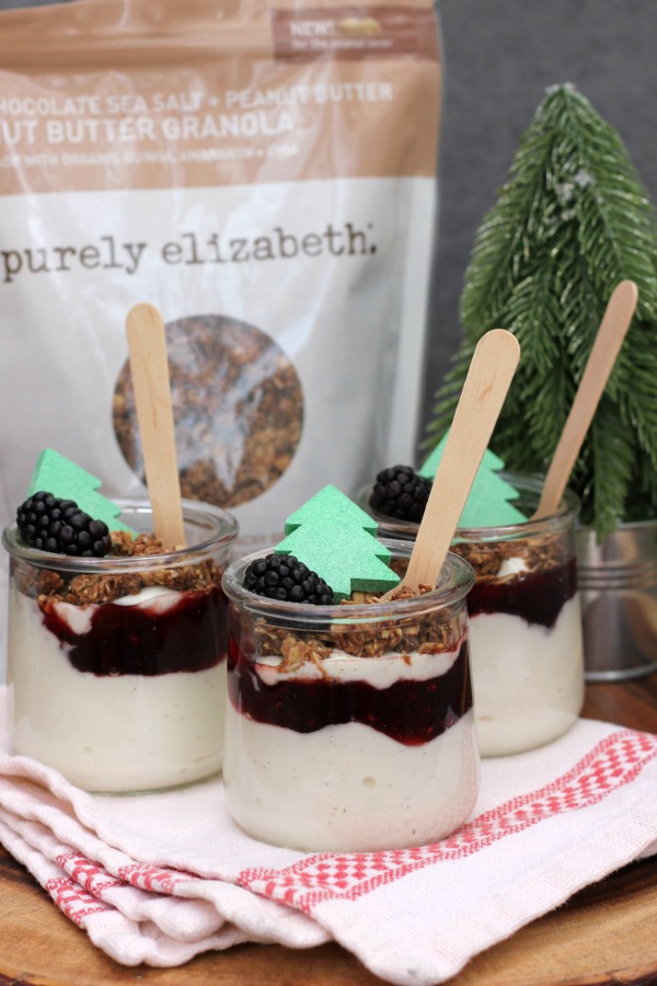 Me and My Pink Mixer Peanut Butter and Jelly Yogurt Parfaits