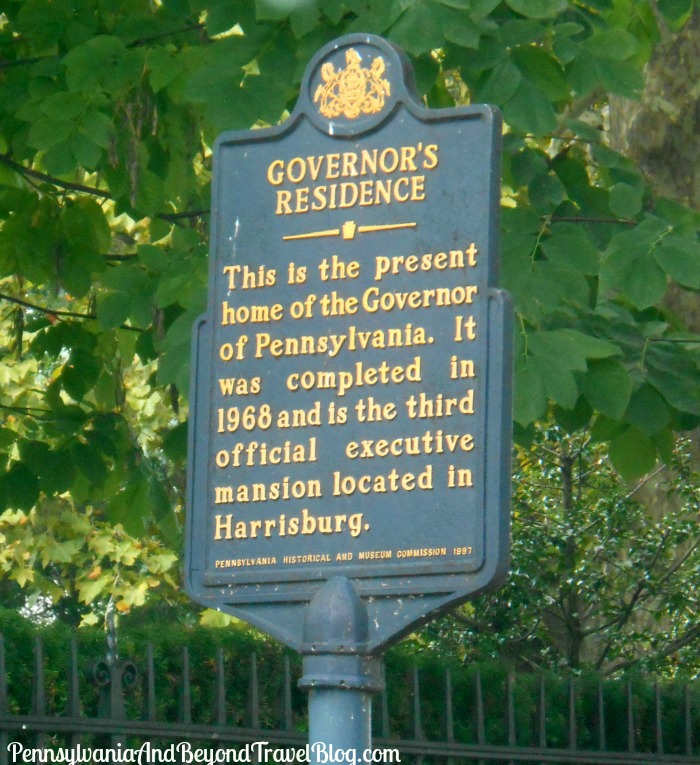 Pennsylvania & Beyond Travel Blog Pennsylvania Governor's Residence