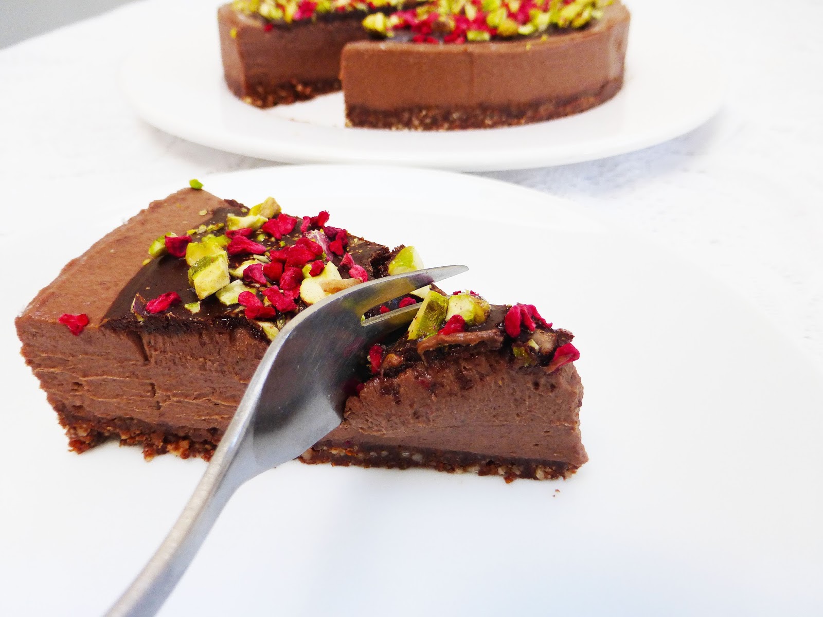 Vegan Chocolate Tofu Cheesecake Recipe