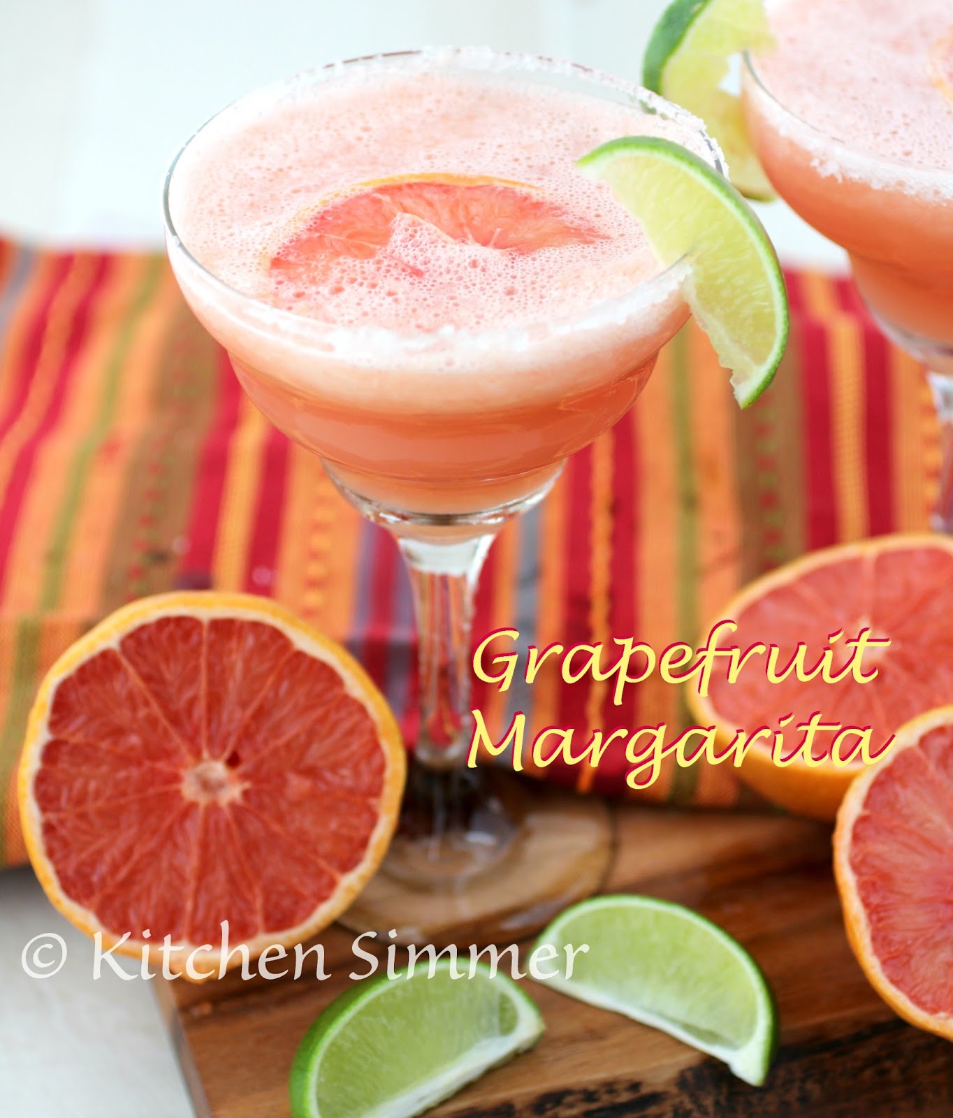 Kitchen Simmer Pink Grapefruit Margarita