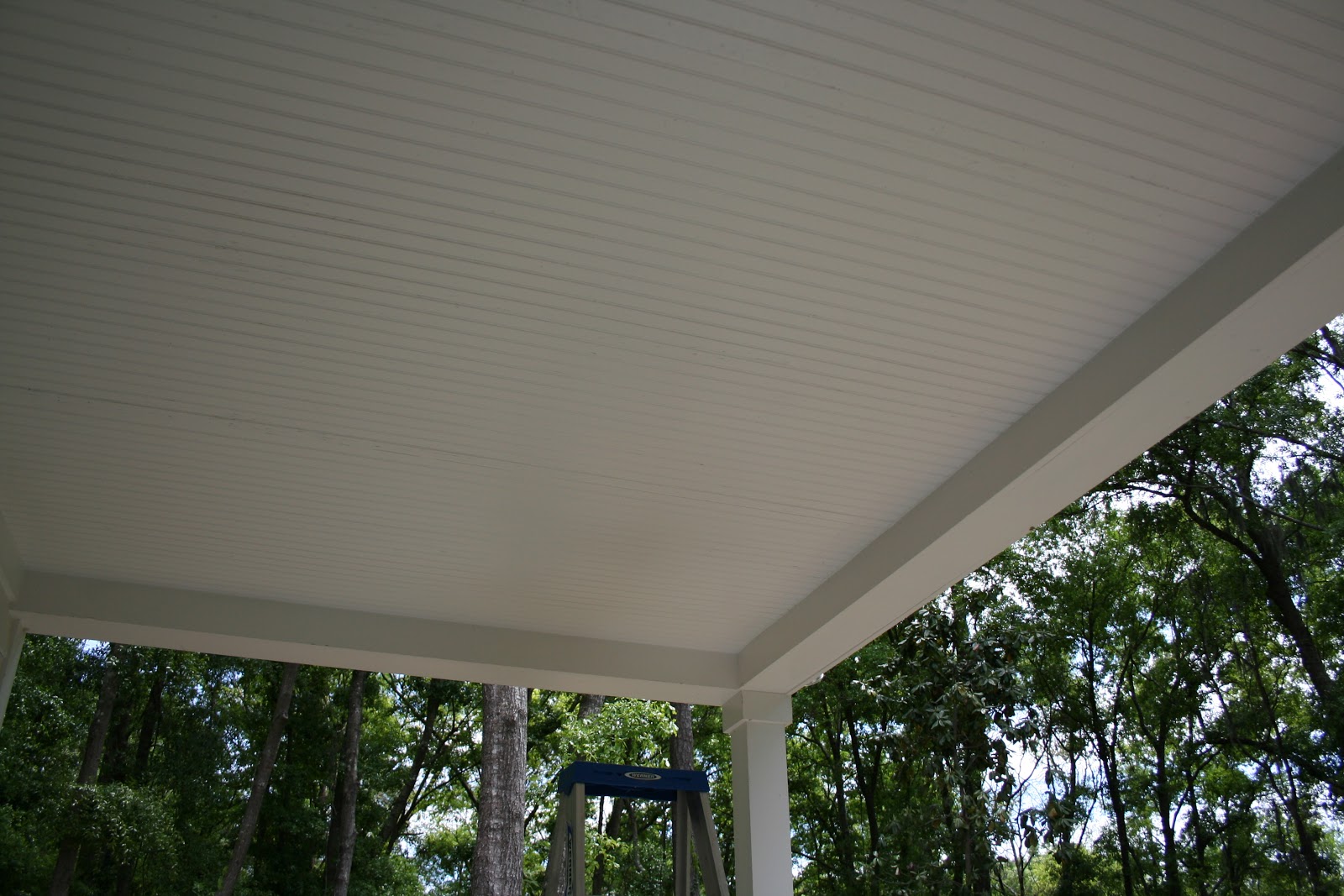 The Lowcountry Lady Painting The Porch Ceiling Blue