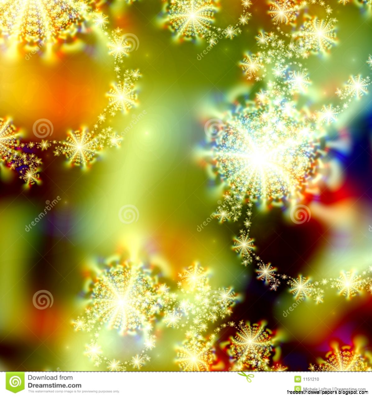 Abstract Background Pattern Design Of Holiday Lights And Abstract