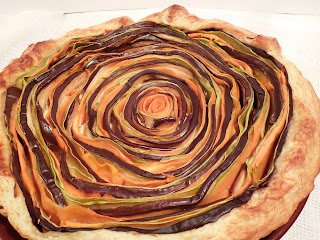 Tarta spiralata  cu legume