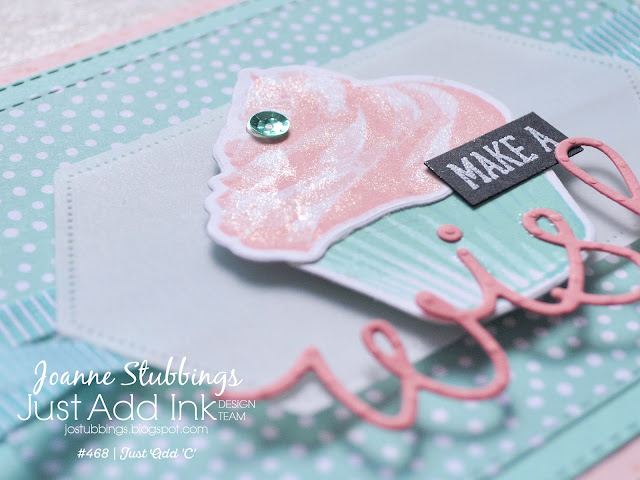 Jo's Stamping Spot - Just Add Ink Challenge #468 using Sweet Cupcake bundle by Stampin' Up!