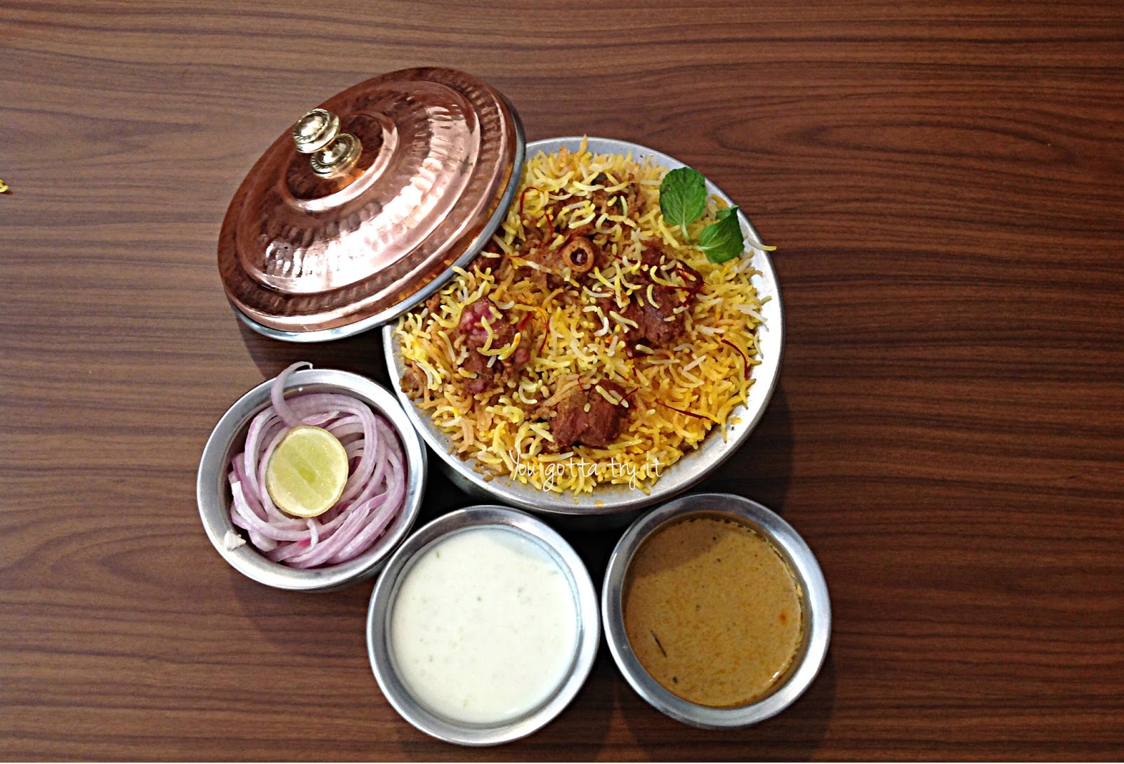 You gotta try it Zafrani Biryani Festival at Paradise Restaurant