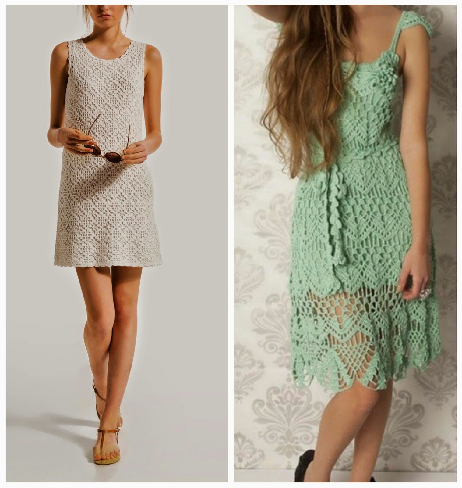 Little Treasures: 15 Crochet Dresses - free patterns and charts