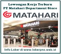 Lowongan Kerja Pt Matahari Department Store Terbaru 2020 2021