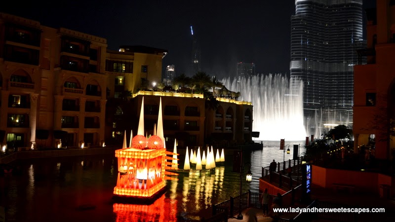 The Water Dragon at Dubai Festival of Lights