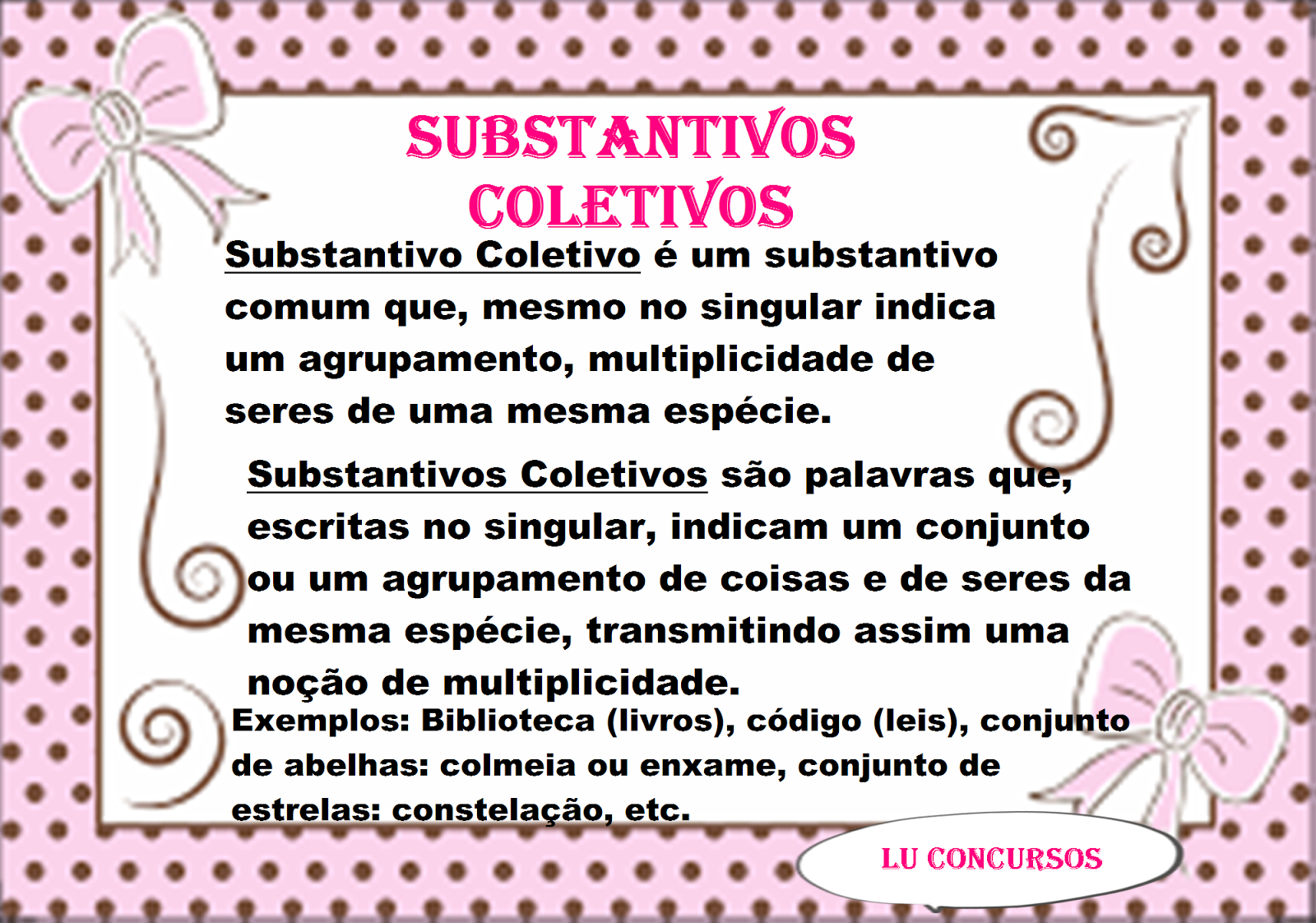 O Que É Substantivo Coletivo Exemplos