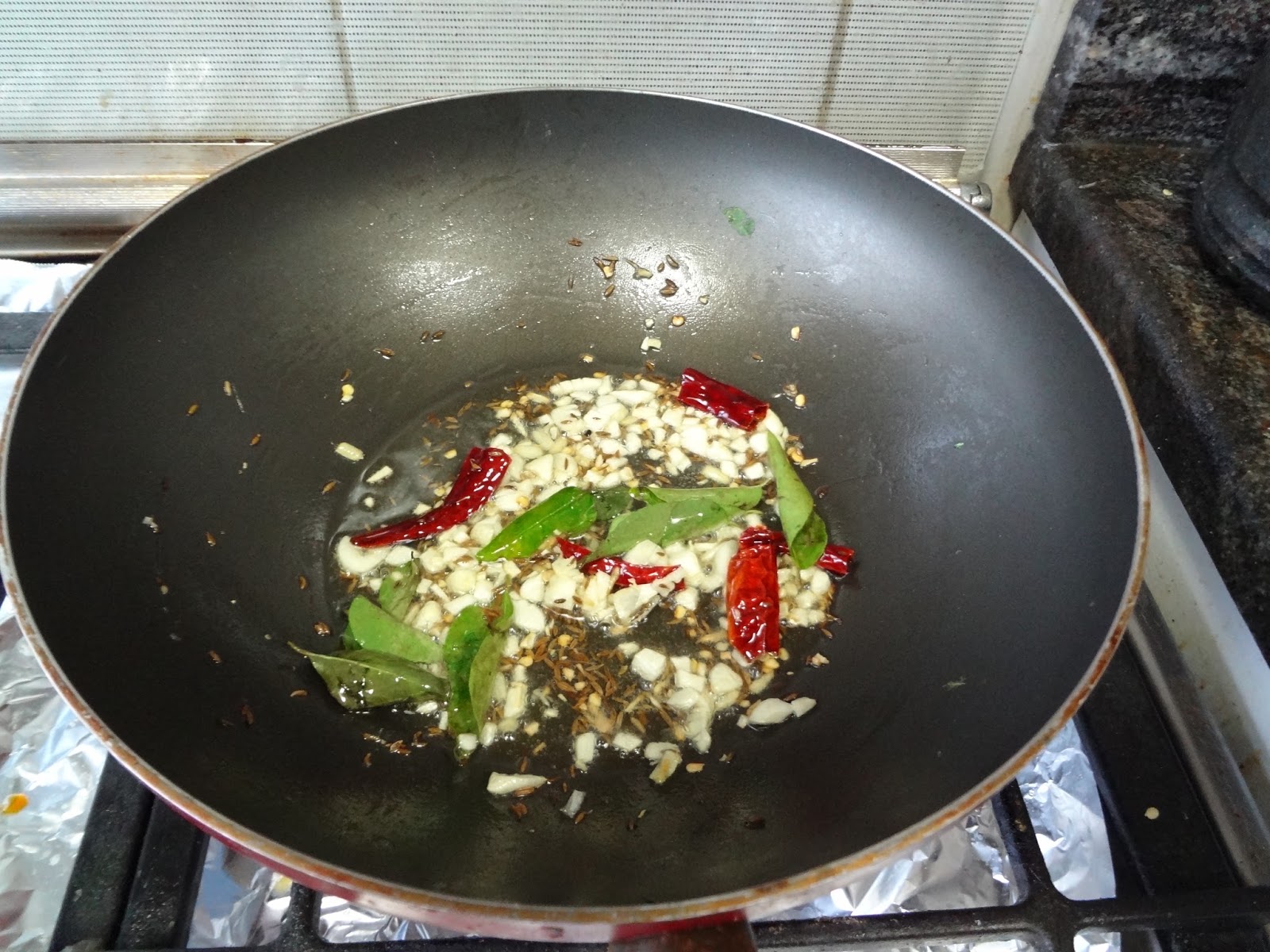 Cooking at Mayflower Radish leaves and potato sabzi/ Radish greens and