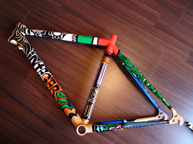 diy bike frame painting