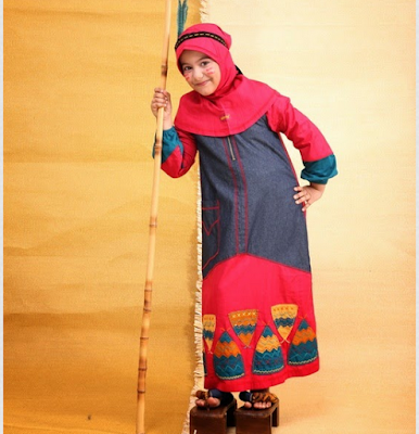Model Baju Muslim Anak Perempuan Dannis