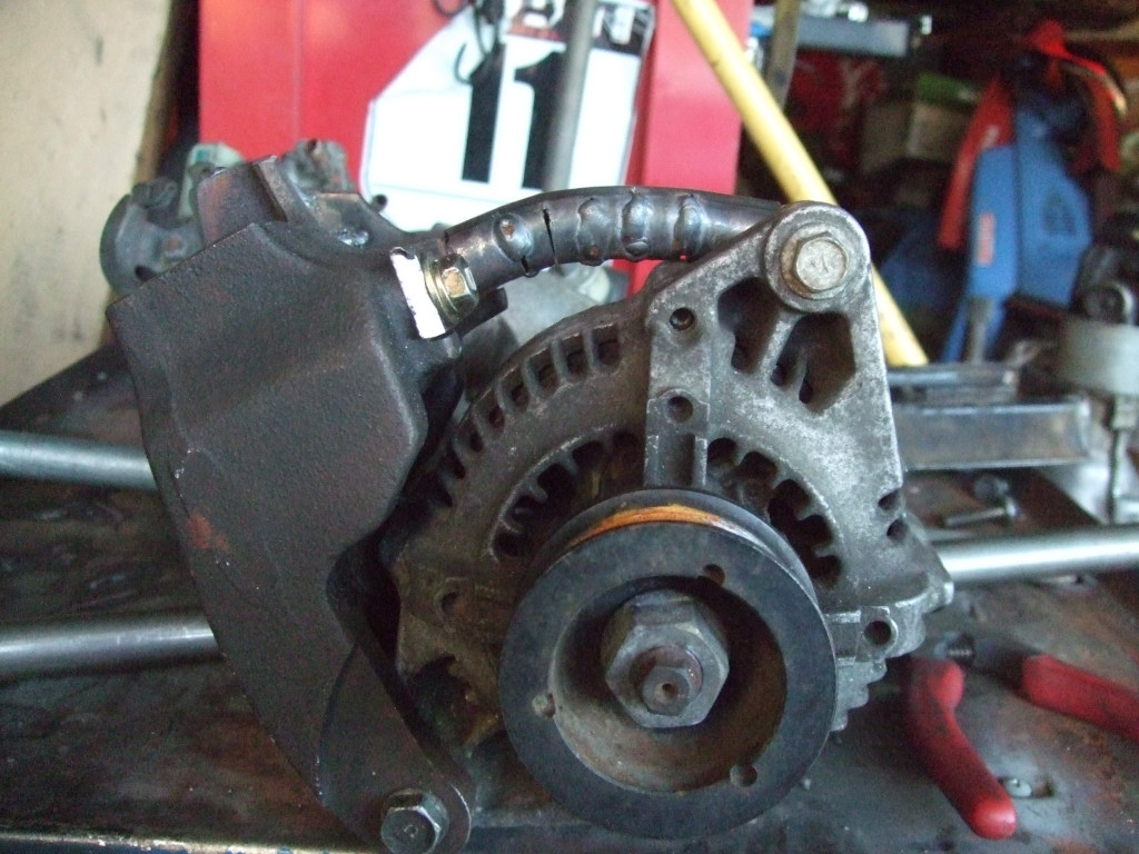 Orange Spot Alternator mount make over