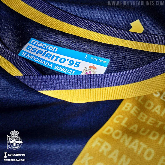 Deportivo 20-21 'Corazon 95' Away Kit Released - Footy Headlines