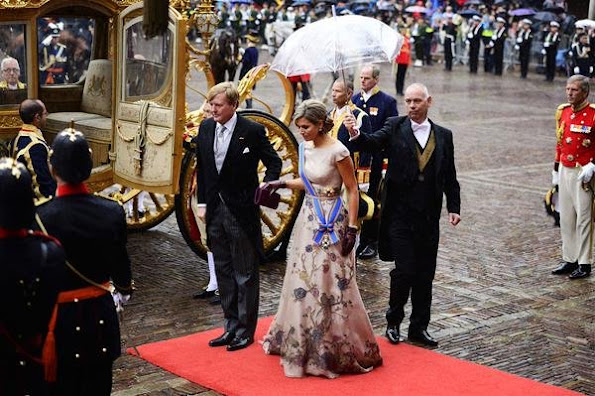 King Willem - Alexander and Queen Maxima of The Netherlands, Prince Constantijn and Princess Laurentien attends the opening of the 2015 Prinsjesdag (Prince's Day)