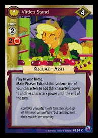 My Little Pony Vittles Stand Canterlot Nights CCG Card