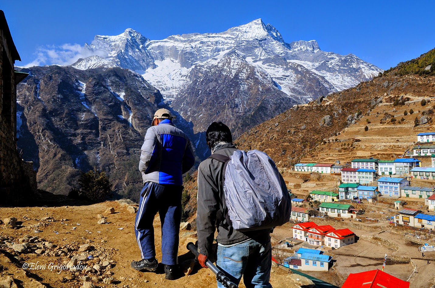 Eleni Grigoriadou Nepal, Sherpa villages trek