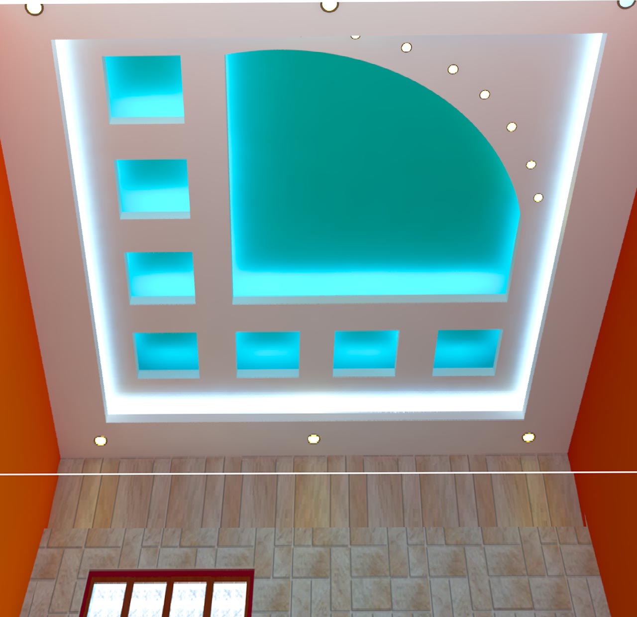18+ Pop False Ceiling Designs For Living Room | karlchenalchen