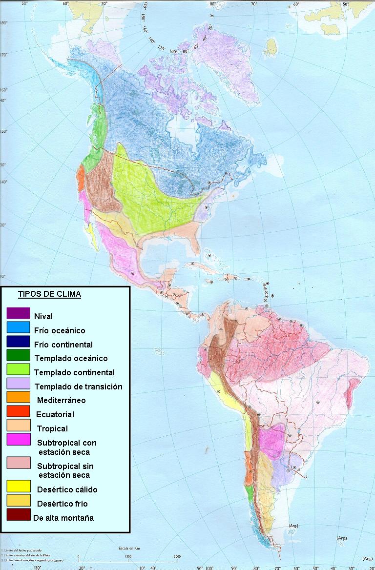 Geoproblematicas Americanas Climas de América
