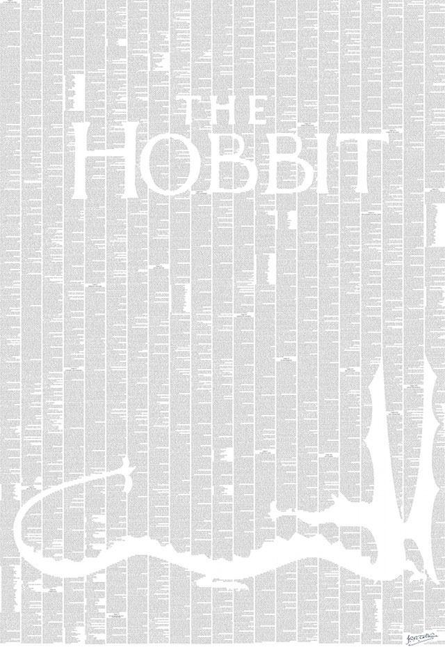 The Middle-Earth Blog: The Hobbit Book as One Page Print