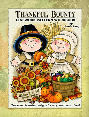 Annie lang's Thankful Bounty Linework Pattern Workbook