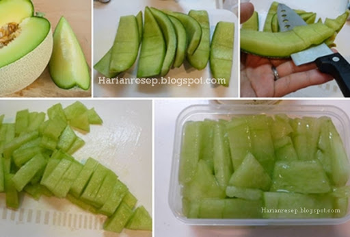 Resep Manisan Kulit Melon dan Cara Membuatnya
