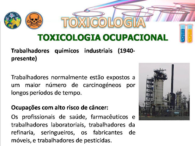 A IMPORTÂNCIA DA TOXICOLOGIA OCUPACIONAL E QUÍMICA BÁSICA PARA OS  PROFISSIONAIS DE SAÚDE E SEGURANÇA DO