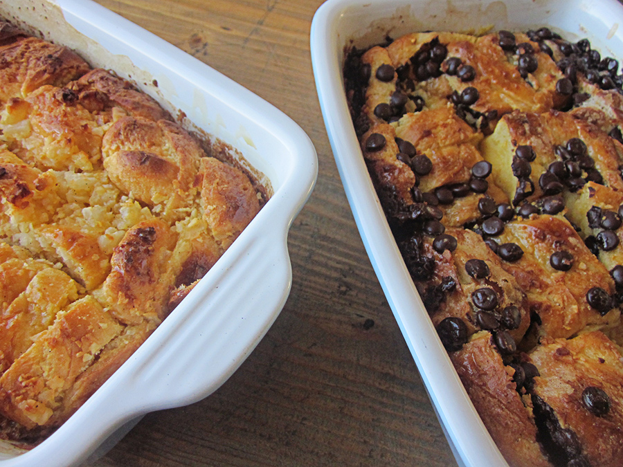 Pudin de pan con chocolate o coco para no perder la memoria Hierbas y