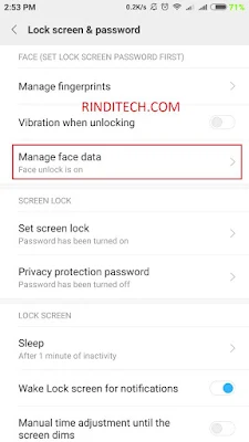 Cara Menggunakan Face ID Recognition di HP Xiaomi (Unlock smartphone dengan Wajah)