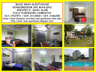 Homestay Shah Alam, UiTM, Seksyen 9, Seksyen 7, Seksyen 13, Seksyen 14, Bandaraya Shah Alam, pusat bandar, pelancongan, penginapan, homestay, guest house, rest house