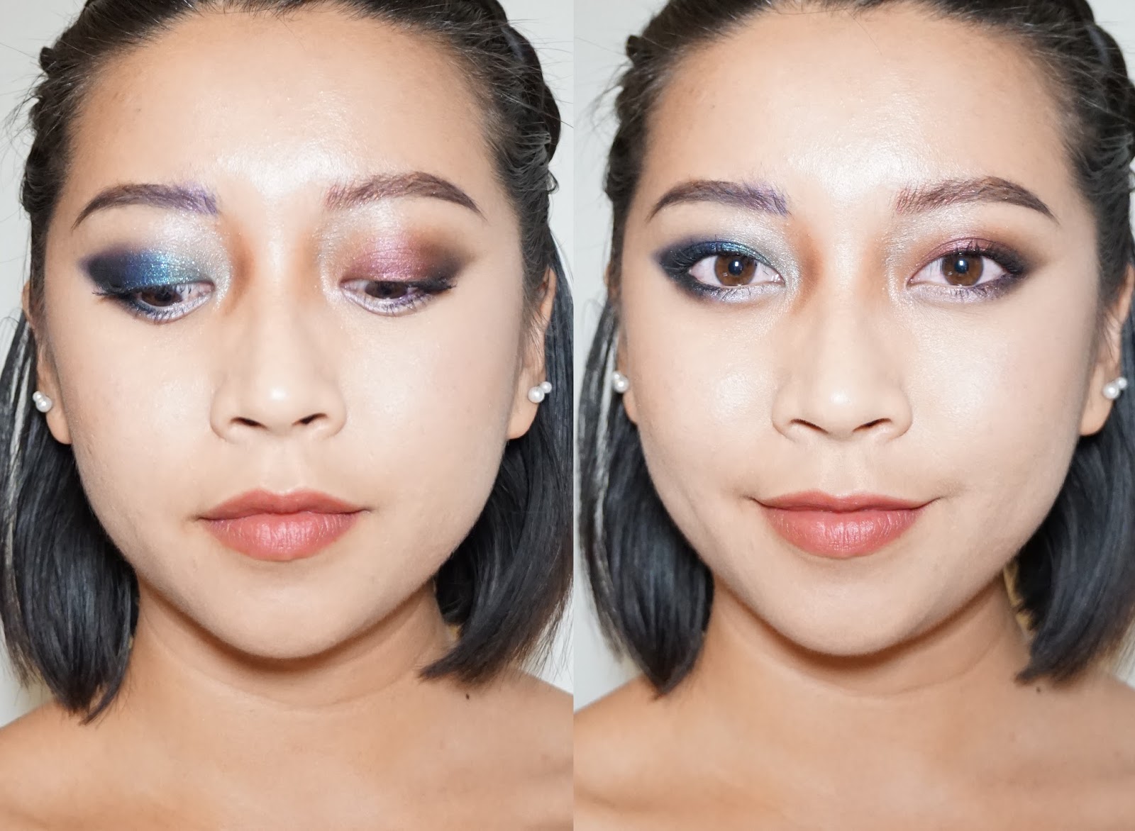 Let's Play: Dual Toned Eyes ft. Makeup Forever Studio Case Eyeshadow  Palette