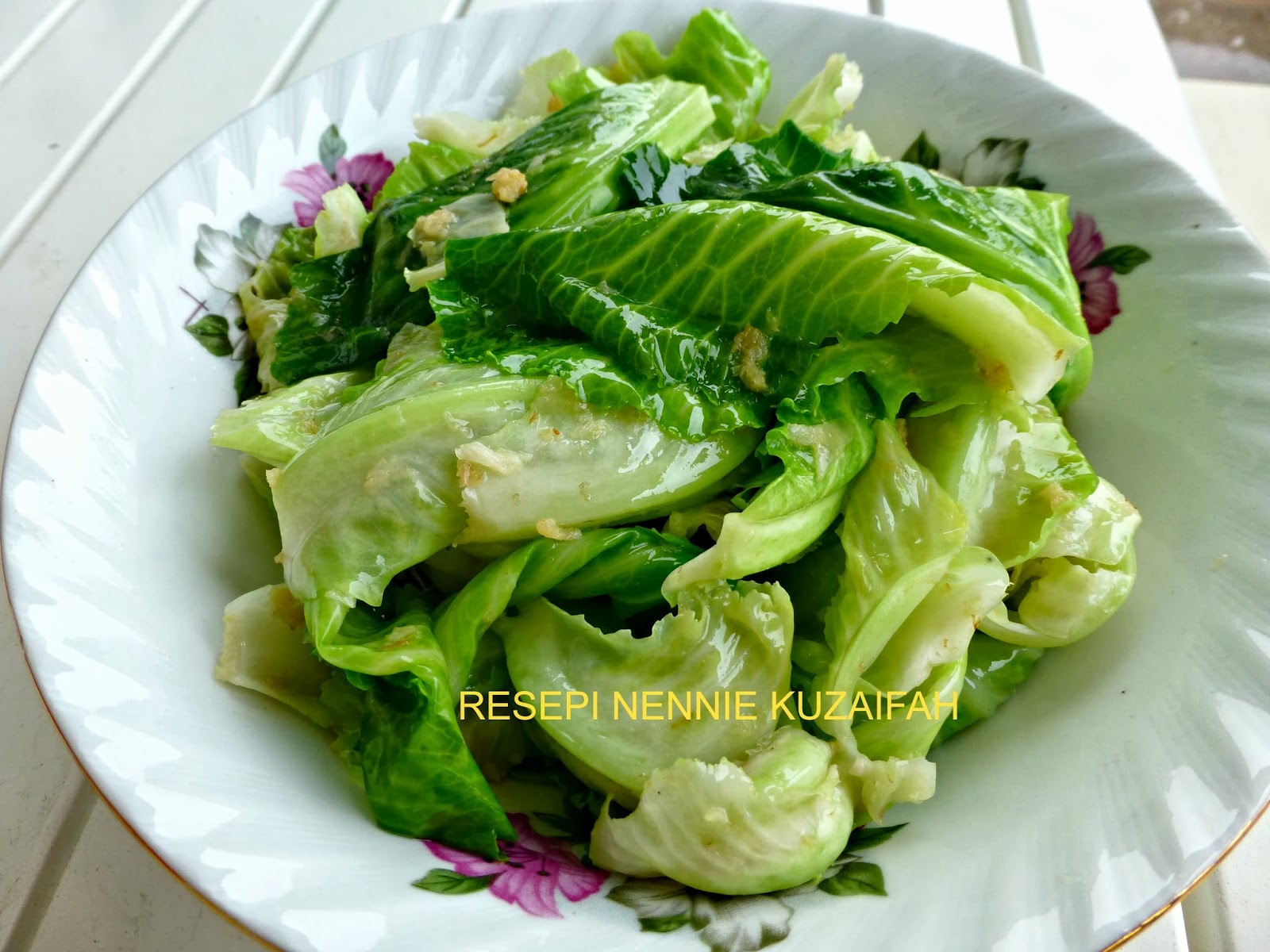 RESEPI NENNIE KHUZAIFAH Tumis sayur baby kailan