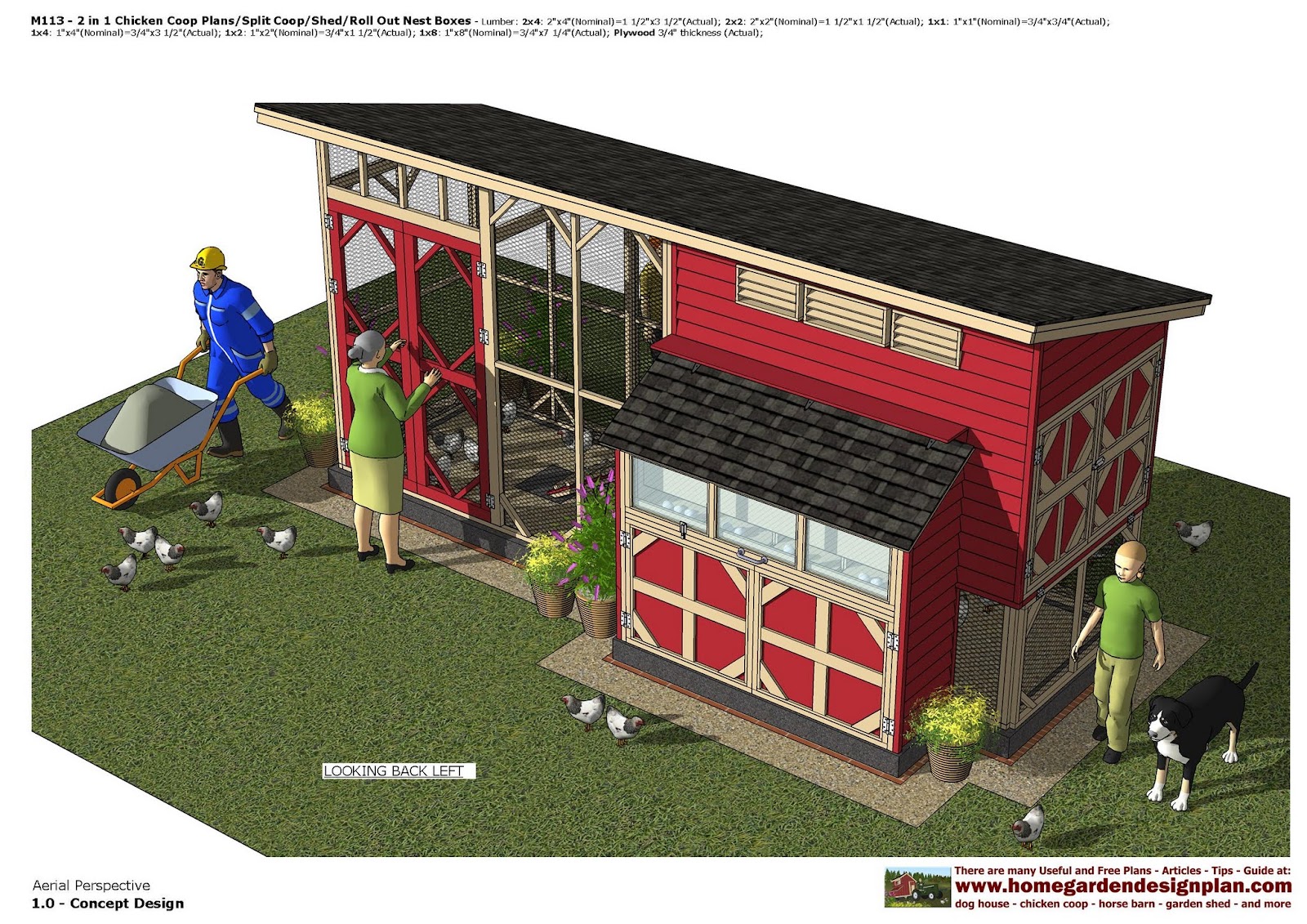 m113 _ 2 in 1 chicken coop plans split chicken coop storage shed roll out nest boxes - Garden Sheds 2 X 2 m113 _ 2 in 1 chicken coop plans split chicken coop storage shed roll out nest boxes - Garden Sheds 2 X 2