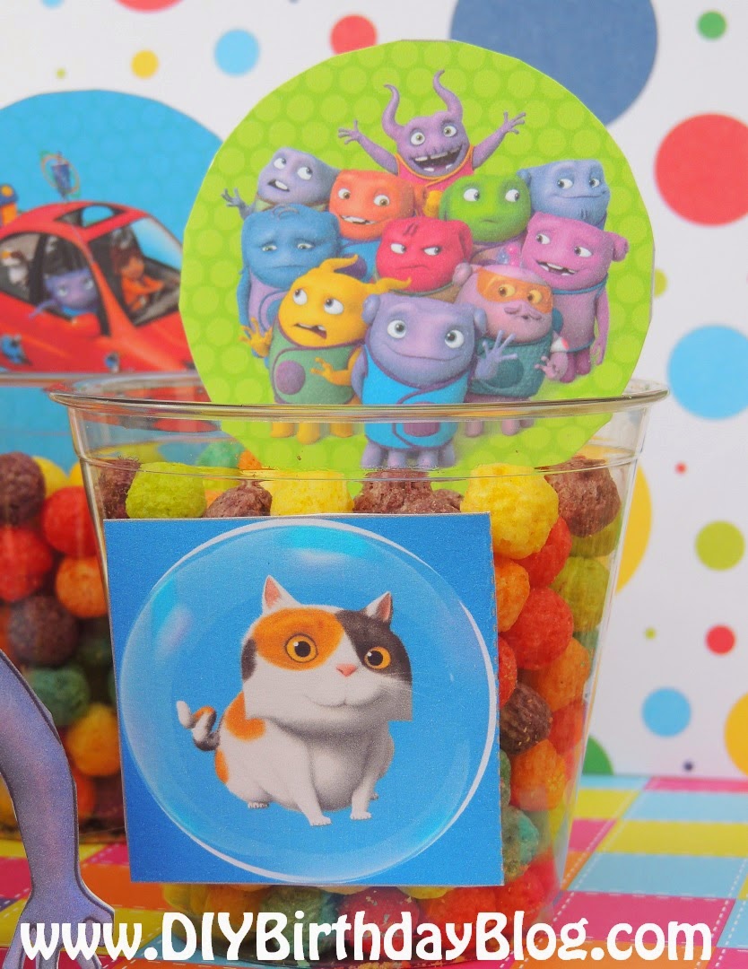 Home Birthday Party Idea- Tip, Boov Known as Oh, Pig The Cat