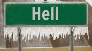 Hell frozen over