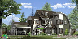 unique modern ultra plans kerala houses floor pool facility