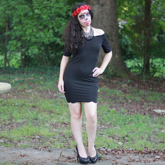 Libertad Green Last Minute Halloween Costume Idea with SheIn