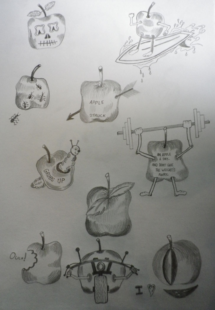 Noogler: Apple Drawings
