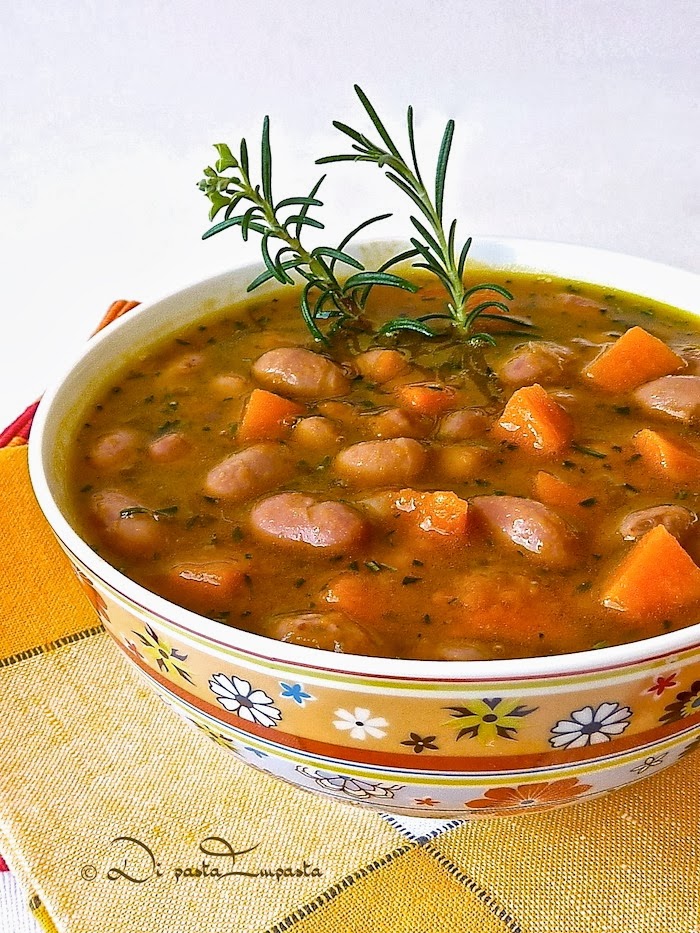 Di Pasta Impasta Zuppa di zucca e fagioli