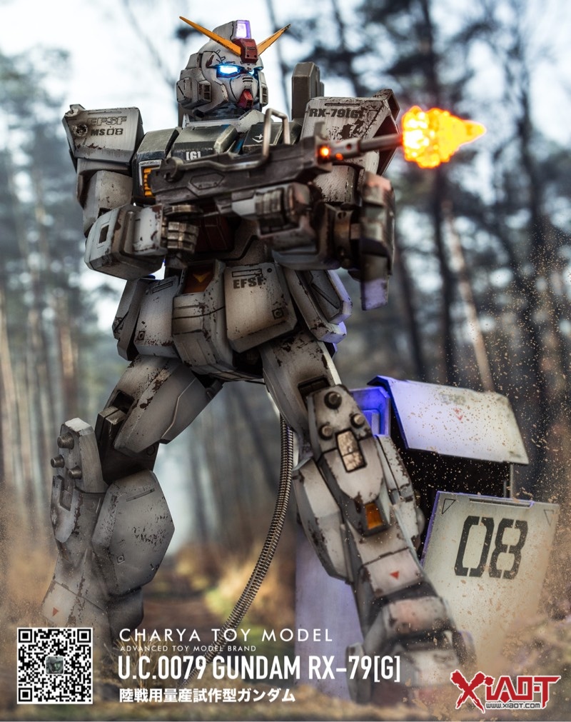 Custom Build: MG 1/100 RX-79[G] Gundam Ground Type + LED + Diorama