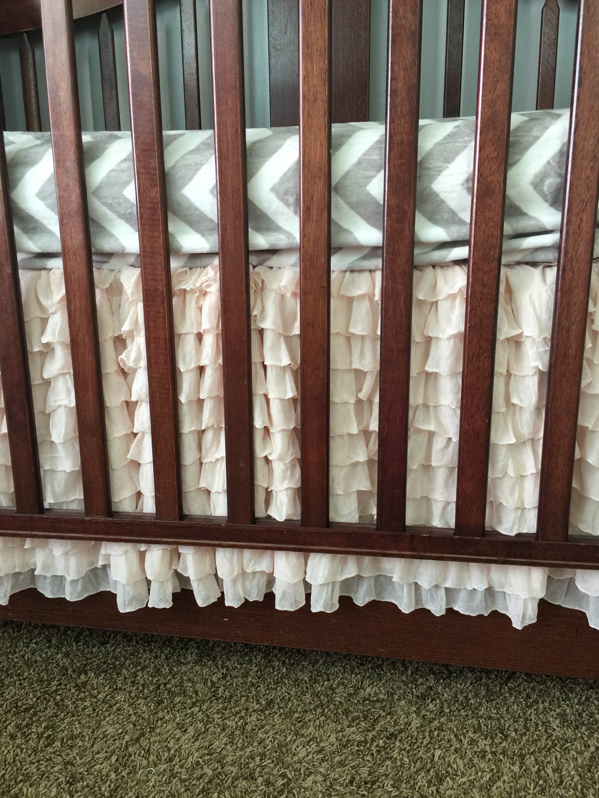 How to Sew a Ruffle Crib Skirt Using Ruffle Fabric (Includes Bed Sizes too-Twin, Queen, King)