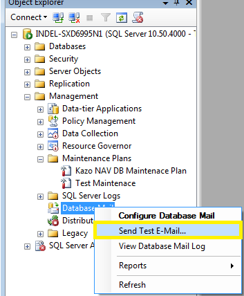 How to Configure Database Mail in SQL Server.