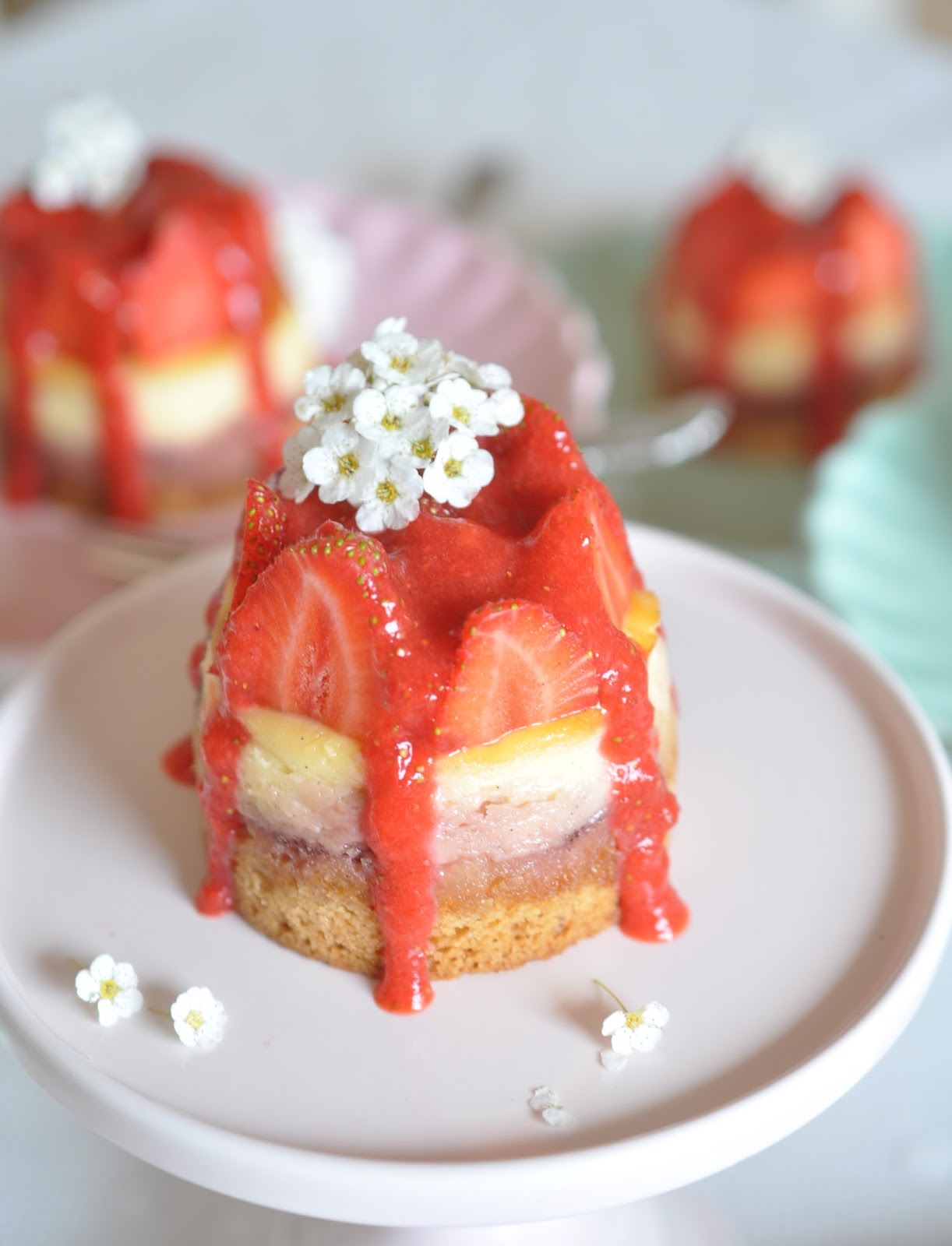 Caketime by Tamaris: Mini Erdbeer- Cheesecake