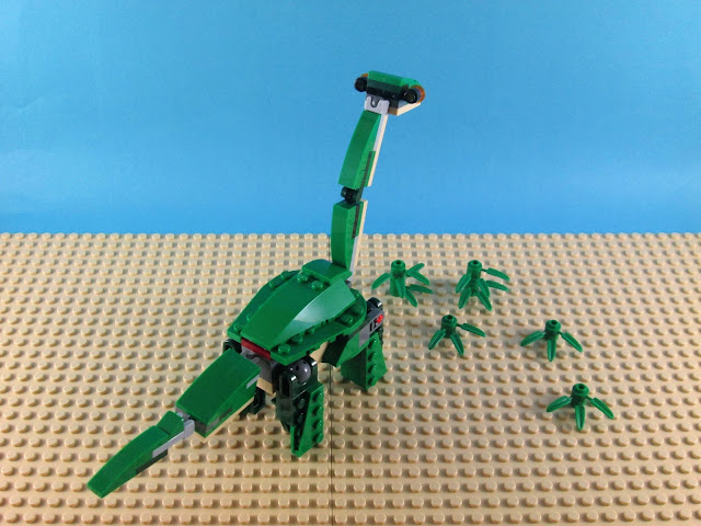 Set LEGO Creator 3in1 31058 Mighty Dinosaurs modelo 4 Brontosaurus