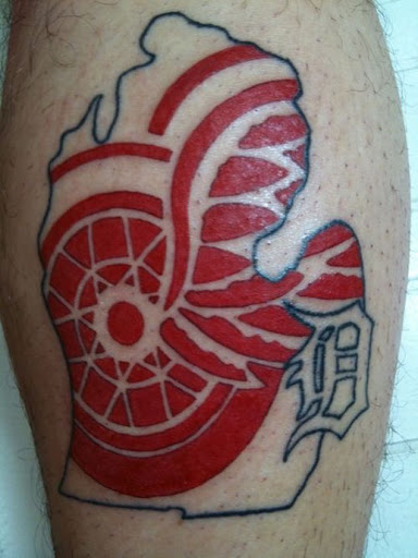 Esta red wings tatuagem