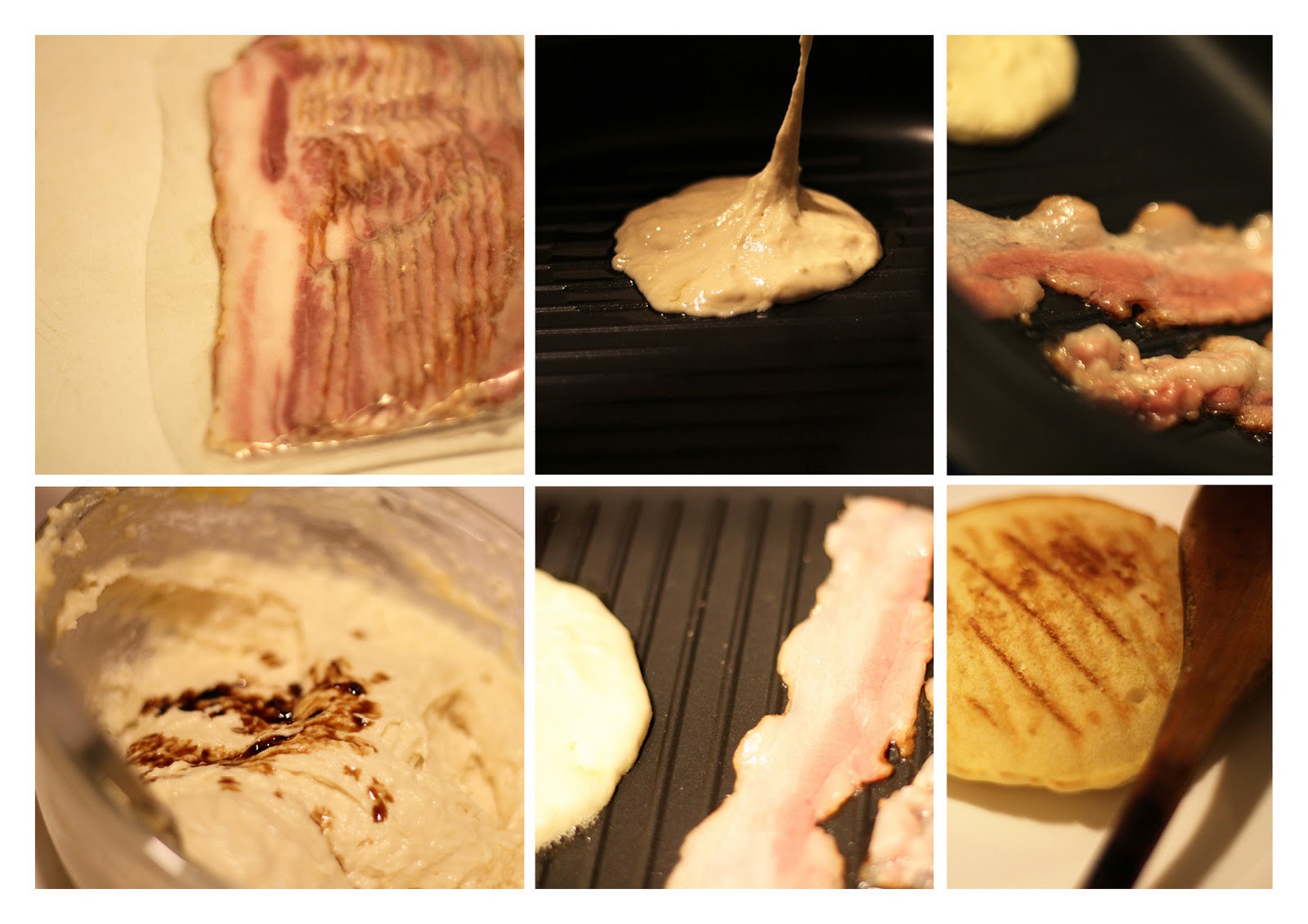 Communicating & Cooking Pancakes with Bacon and Maple Syrup