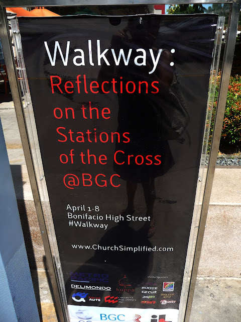 Walkway Reflections of the Cross poster
