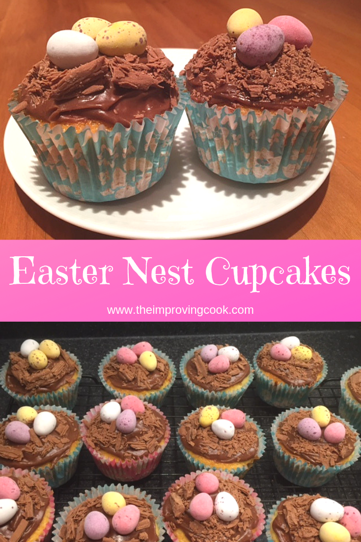 Easter Nest Cupcakes