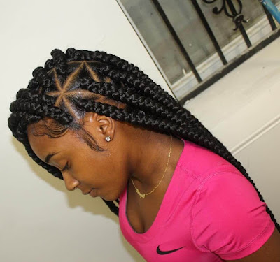 37 Unique Triangle Box Braids Hairstyles 2019 Funky For Black Women Triangle box braids hairstyles have been a stylish and trendy protective hairstyle for bl 37 Unique Triangle Box Braids Hairstyles 2019 Funky For Black Women